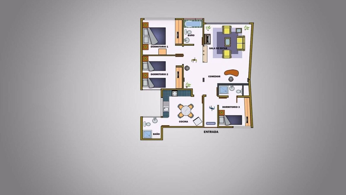 Cochabamba Apartment | VIOLETTA 'S 3 ROOMS APARTMENT