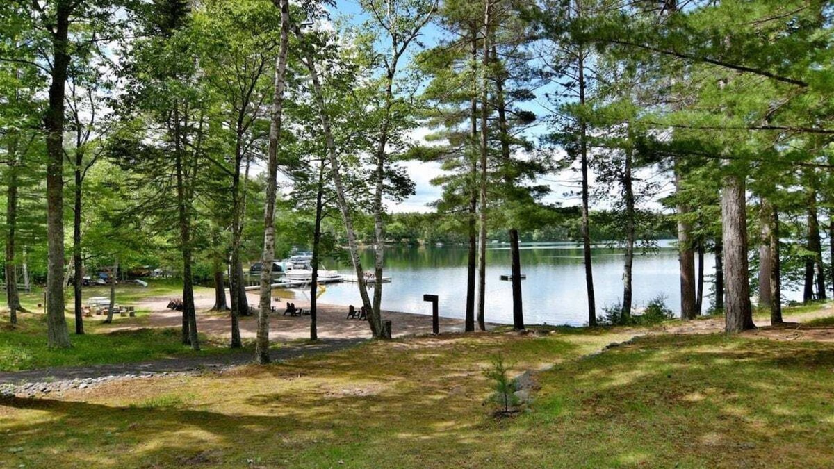 Cable House | Virginia Beach Unit #6 on Beautiful Lake Owen in Cable, WI