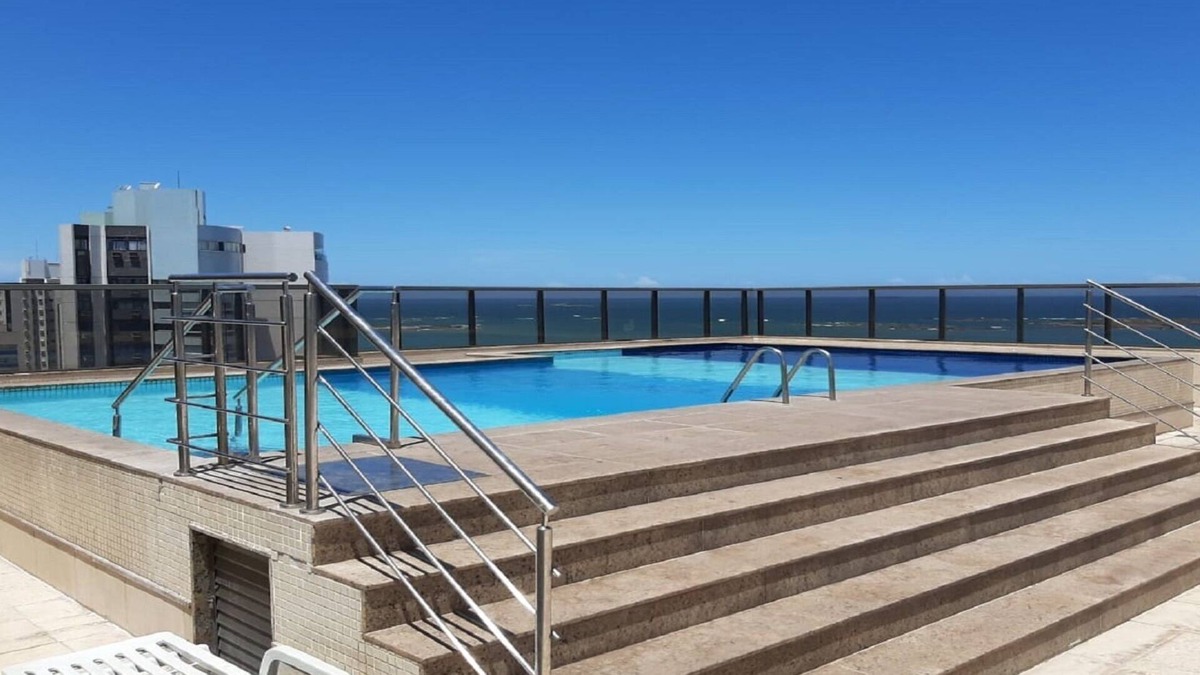 Vila Velha Apartment | Vista da Praia de Itaparica - Wi Fi - TV Smart c/ Netflix - Piscina -12x Cartão