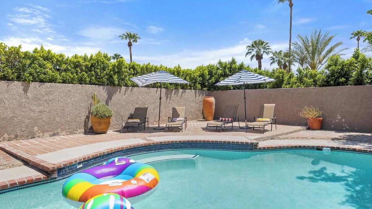 Palm Springs House | Vista El Quetzal-A charming and updated 3-bedroom, 2-bath Spanish Hacienda situa