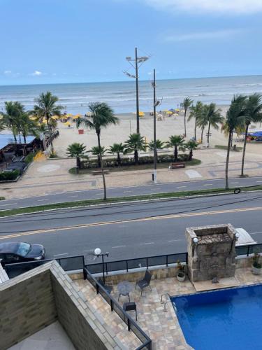 Vila Assuncao Apartment | Vista Mar, Pé areia, Piscina, 2Vagas, 2 Dort, 80Mt, Aceita Pets