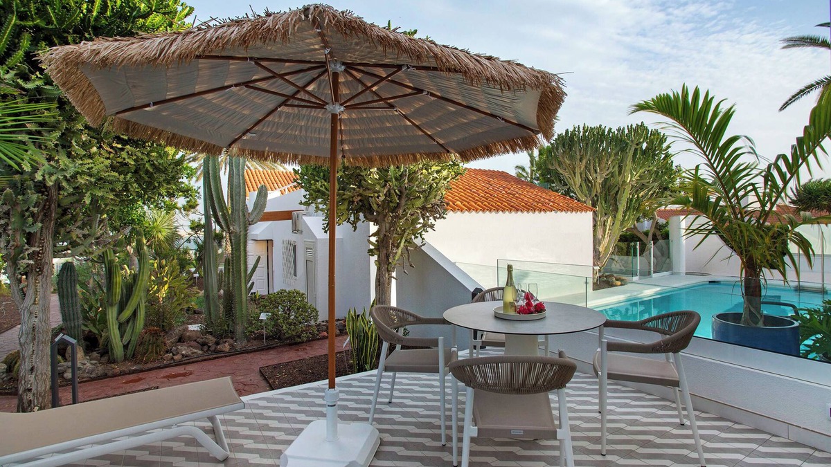 Playa del Ingles House | 'Vista Monte' with Sea View, Wi-Fi and Air Conditioning