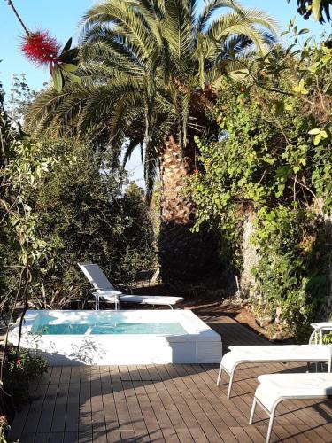 Santa Brigida House | Vivelorural casa El Gargujo con piscina