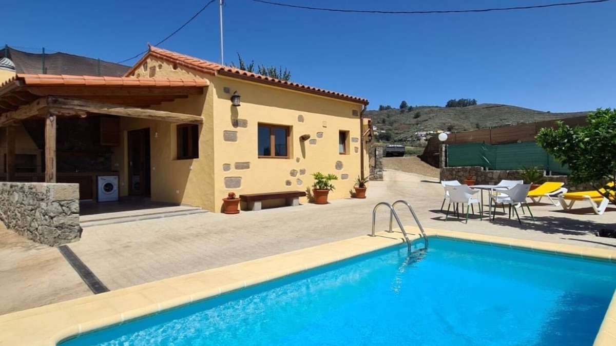 La Solana Cottage | Vivelorural casa Bernardo 2 con piscina privada