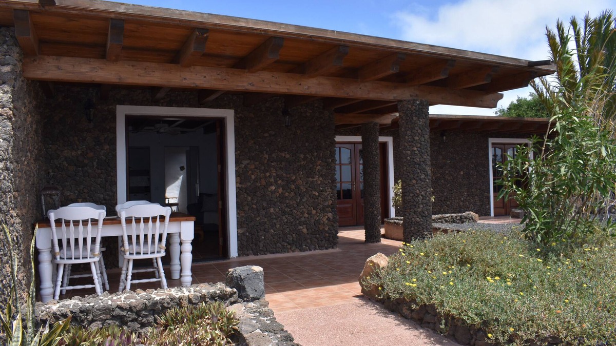 Haria House | Volcanic lava stone house short walk to the beach, sea and mountain views