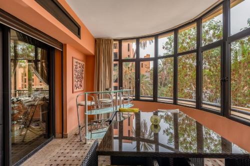El Hara Apartment | Vue imprenable & Terrasse Rare Centre Marrakech