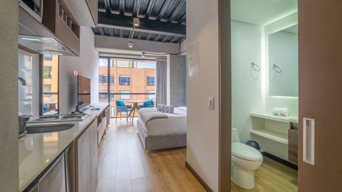 Antiguo Country Apartment | w * | Modern Loft in Parque Virrey