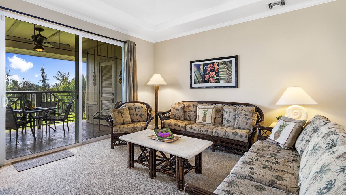 Waikoloa Villa | Waikoloa Beach Villas P32 - Beautiful Quiet Top Floor Villa with Golf Views!