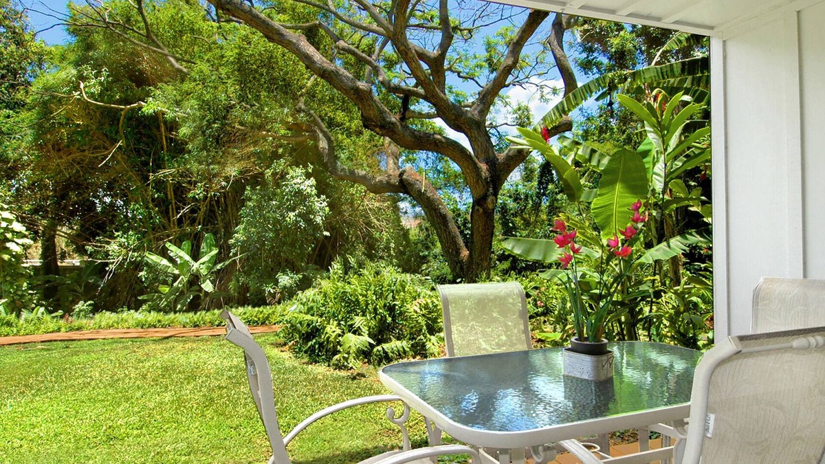 Poipu Condo | Waikomo Stream Villas #403 By Parrish Kauai: bright, updated end-unit w/dining