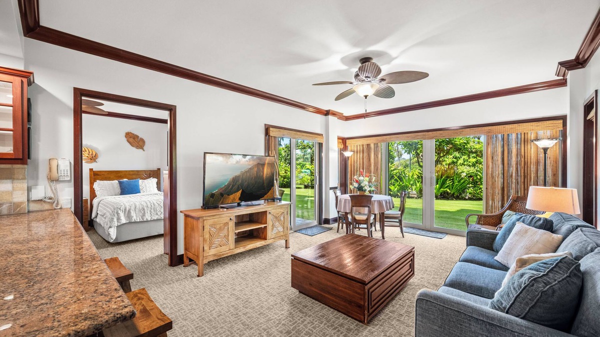 Wailua Condo | Waipouli Beach Resort Exquisite Luxury Garden View Large Yard Perfect for Fam