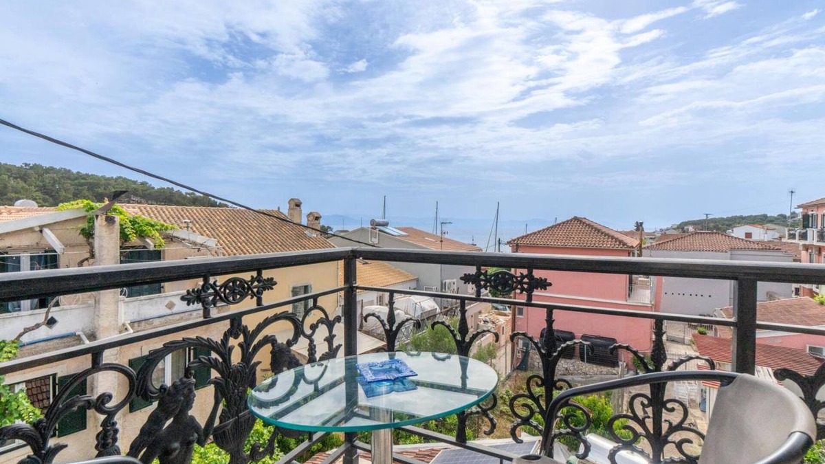 Gaios Apartment | Wake up to stunning sea views at Paxi Apartment in the heart of Gaios
