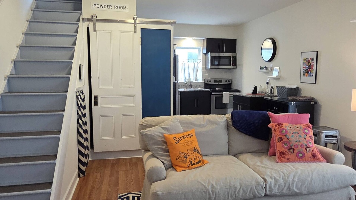 Saratoga Springs Apartment | Walk 2 Blocks To Broadway from this Private Apt near Skidmore & Downtown