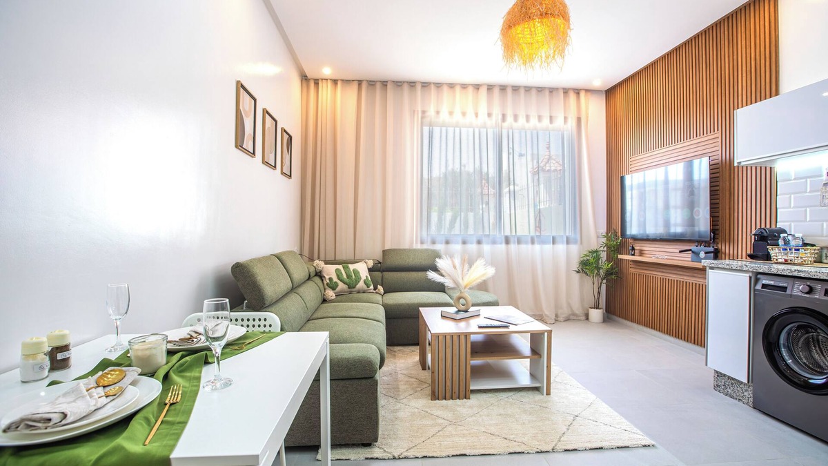 Imi Ouaddar Apartment | Walk to Beach & 10mn to Taghazout, Remote Work, AC & Free Parking