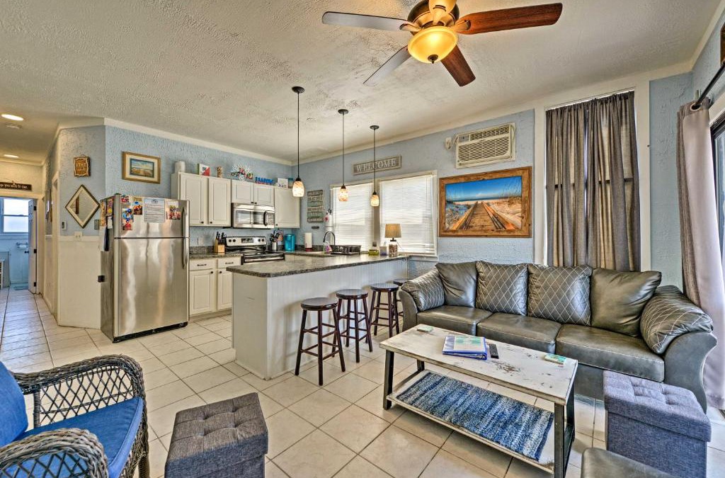 Brigantine Apartment | Walk to Beach Coastal Brigantine Condo with Patio!