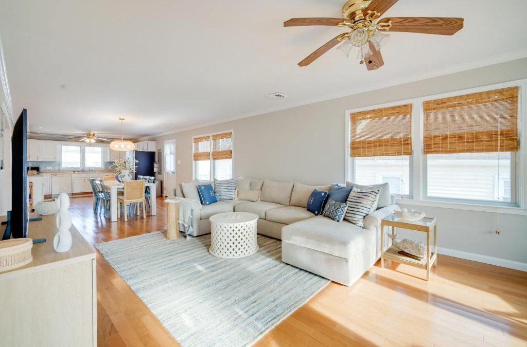 Brigantine House | Walk to Brigantine Beach Home with BBQ and Yard