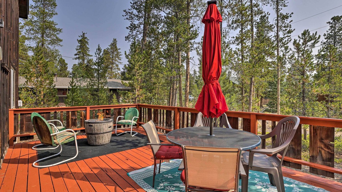 Frisco Cabin | Walk to Town: Updated Frisco Cabin w/2 Decks!