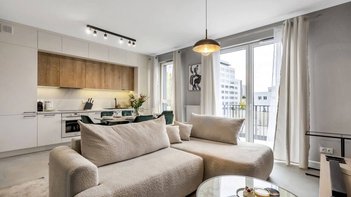 Mokotow Apartment | Warsaw Suites - 72m2, Parking 2x, Gym, Two-Level - by Rentujemy