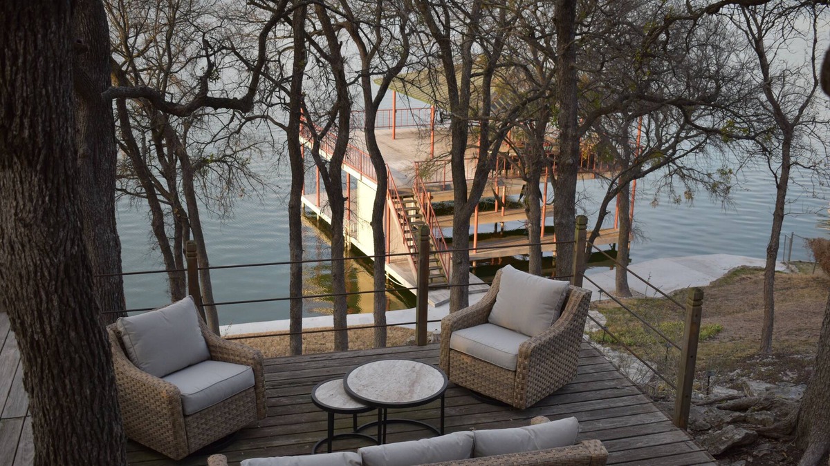 Granbury House | Water front home with amazing views. Two story dock only 5 minutes from downtown