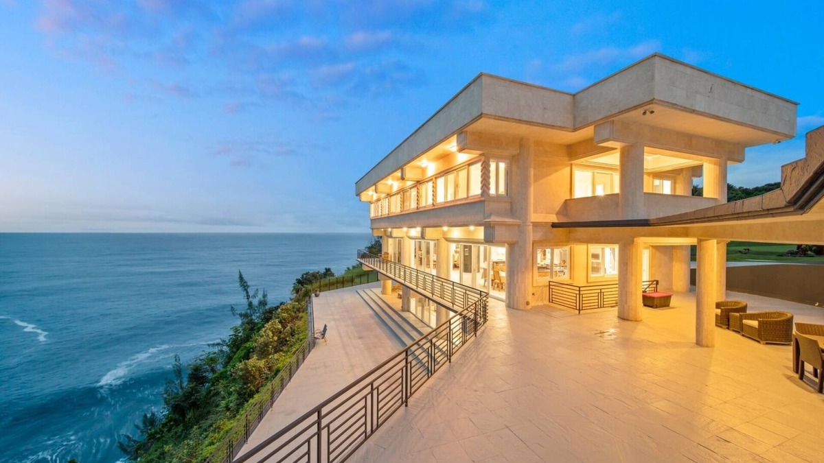 Ninole House | Waterfalling Estate: Oceanfront Luxury w/ Private Waterfall, Pool & More!