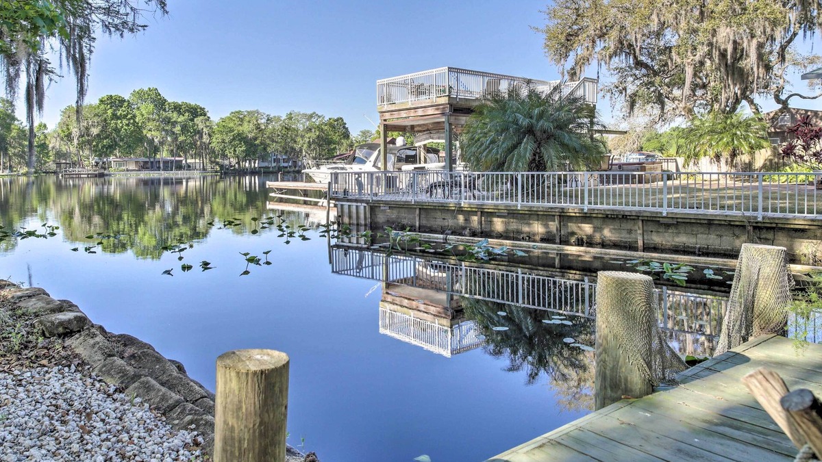 Astor Cabin | Waterfront Astor Studio Cabin w/ Private Boat Dock