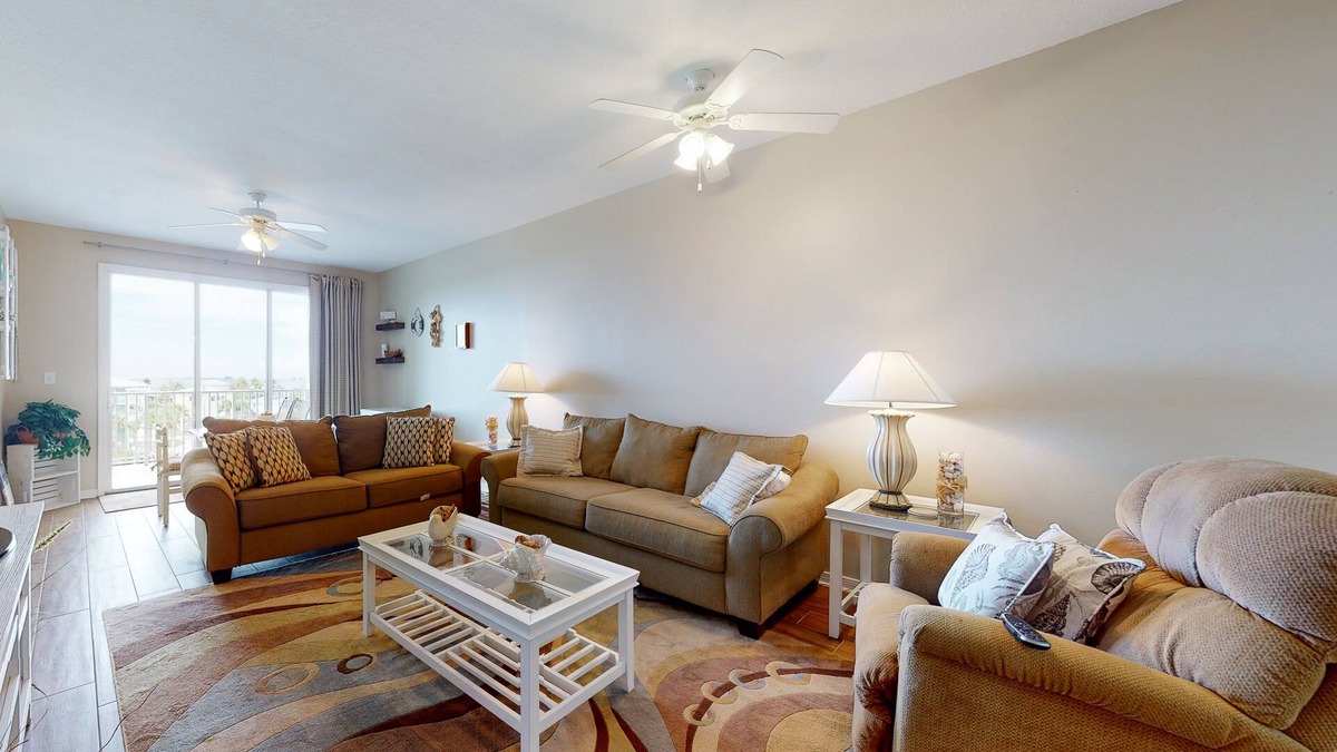 Fort Morgan Pines Condo | Waterfront condo with bay views, pool, hot tub, boat ramp, & private balcony