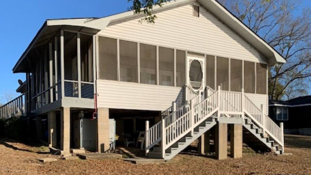 Fort Gaines House | Waterfront cottage in Brashears Subdivision.