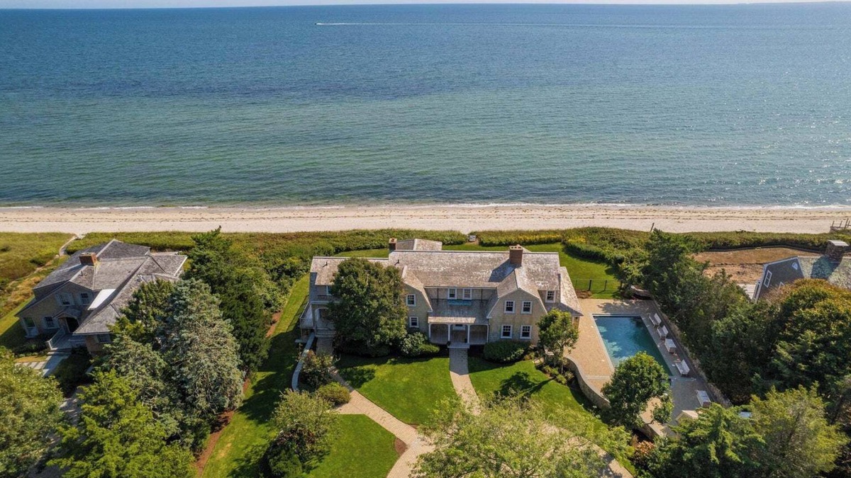 Wianno House | Waterfront Estate in Prestigious Osterville | Private Beach, Pool & Hot Tub and Central AC-Sleeps 15
