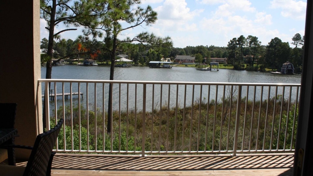 Foley Condo | Waterfront - great fishing, peaceful & quiet, yet close to Tanger Outlets & OWA