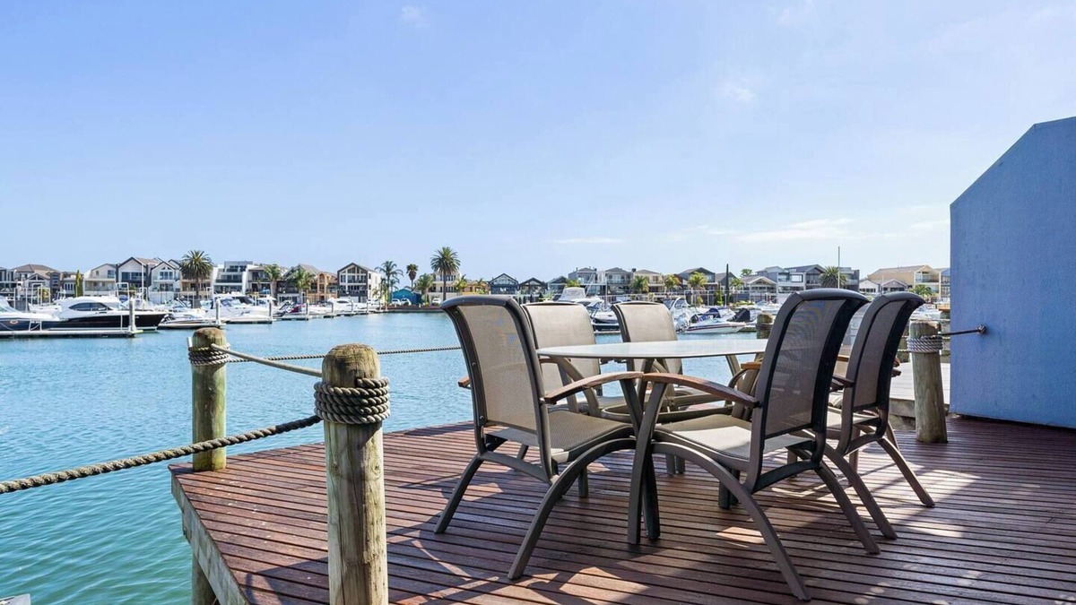 Patterson Lakes Apartment | Waterfront Haven with Deck, Marina Views & Parking