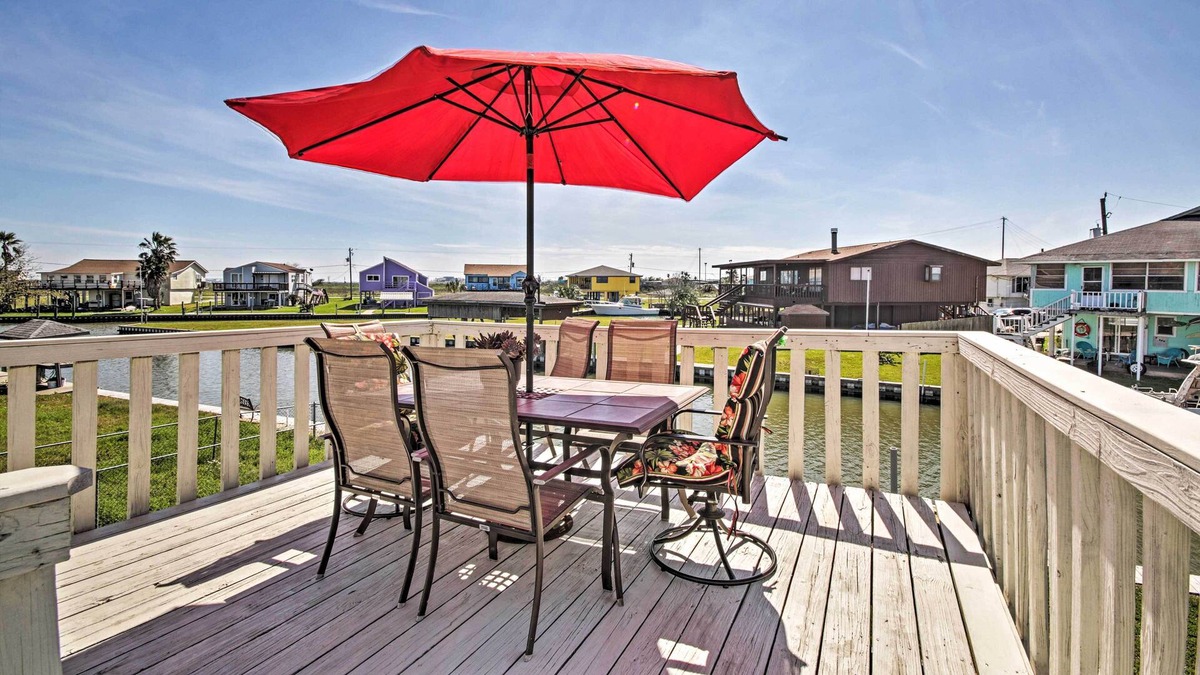 Freeport House | Waterfront Haven w/ Grill - 9 Mi to Surfside Beach
