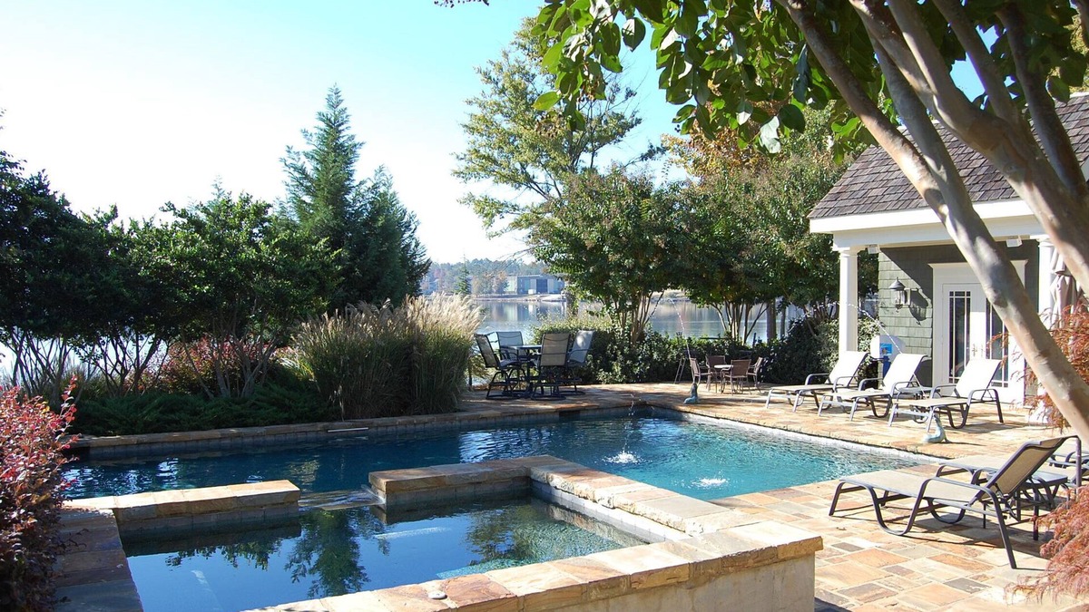 Lake Oconee House | Waterfront Home at Lake Oconee with Pool, Spa, and private dock