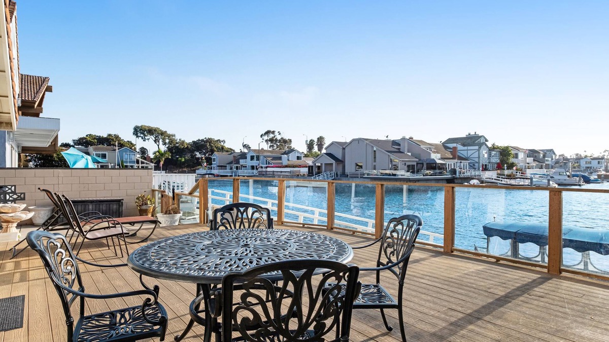 Channel Islands House | Waterfront home with kayaks, boat dock and large sun deck with harbor views