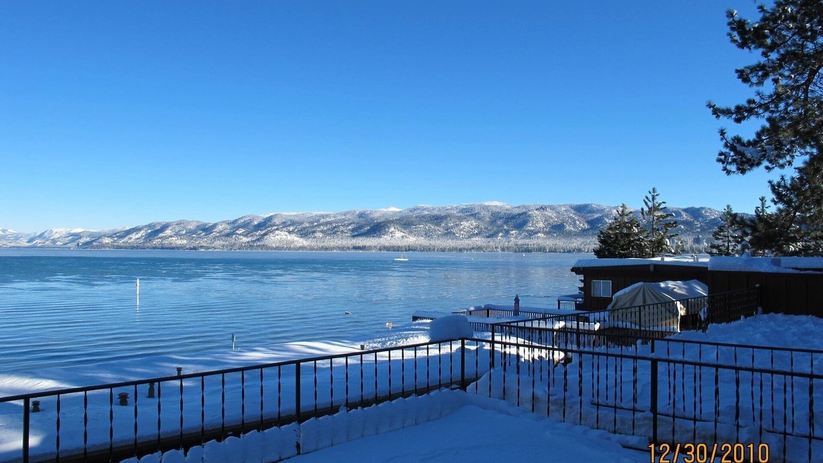 Al Tahoe Resort | Waterfront/Lakefront Views at South Lake Tahoe Christmas Week (Unit M)