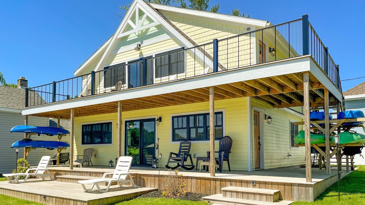 Sylvan Beach House | Waterfront Lake House, 2nd Floor, Boat Dock
