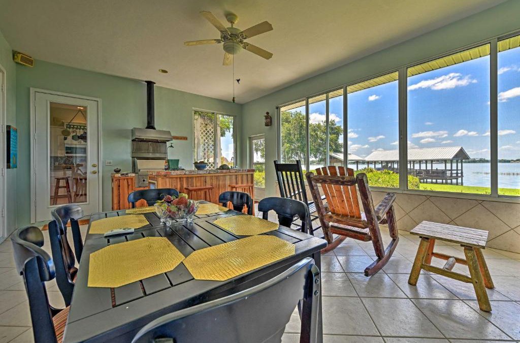 Highland House | Waterfront Lake Placid Home with Private Dock!