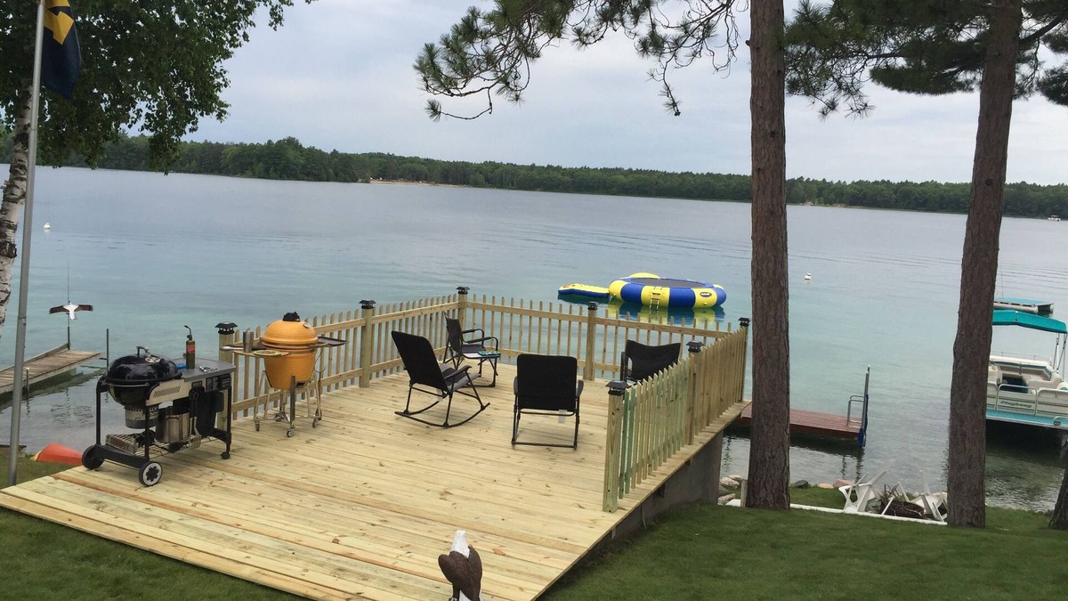 Canada Creek Ranch House | WATERFRONT PARADISE ON AMAZING CLEAR LAKE (NORTHERN MICHIGAN)