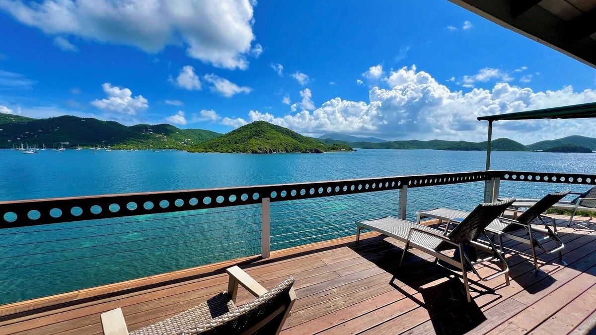 Estate Emmaus Villa | Waterfront Simple Luxury in Coral Bay with Endless Blue Views from Every Room