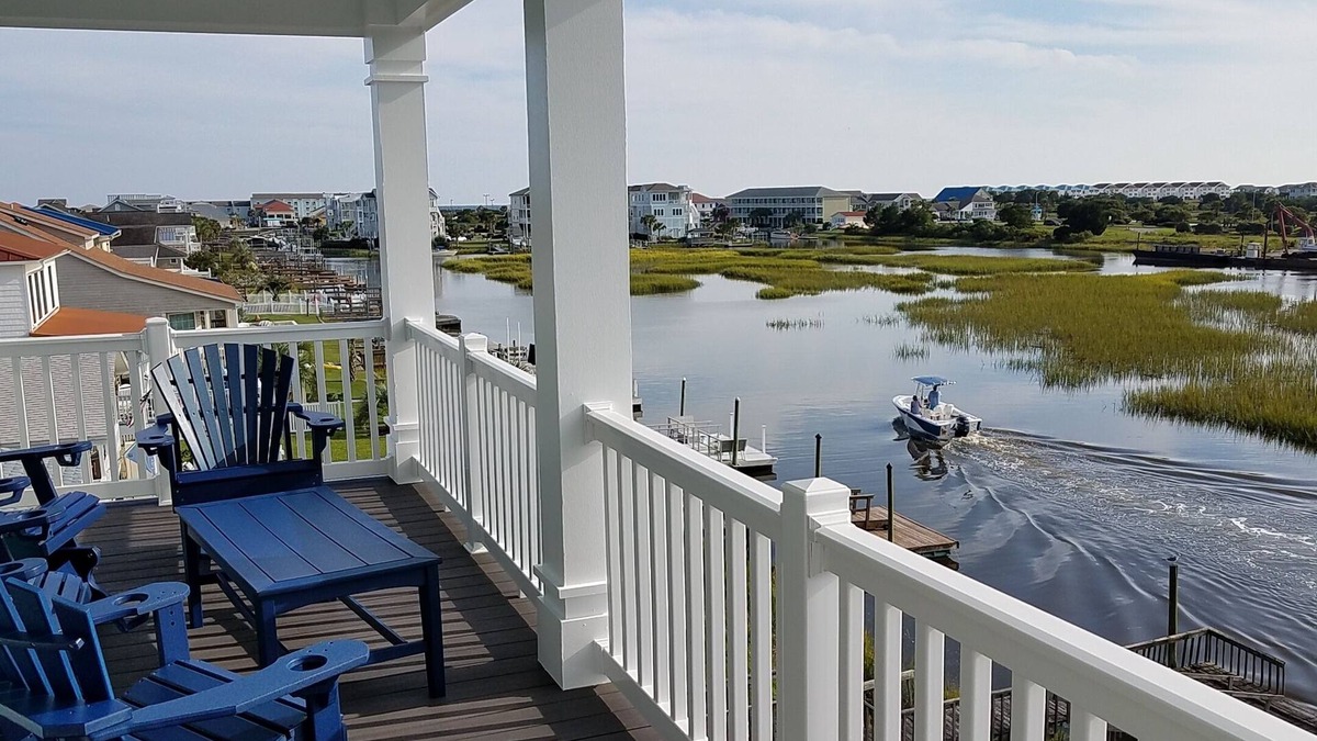 Ocean Isle Beach House | Waterfront, Spectacular Sunsets, Dock, Pool, Elevator, Linens, Free Golf Cart+