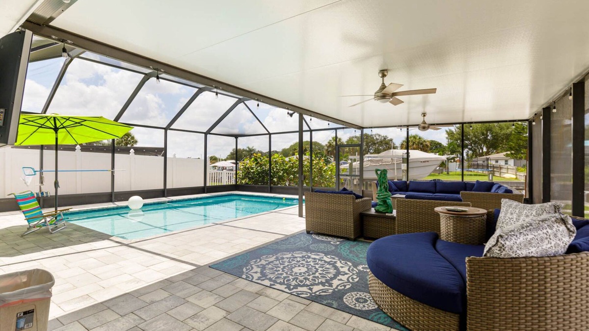 Riviera Bay House | Waterfront St. Pete Home - 4br 3ba, Pool, Dock & More!
