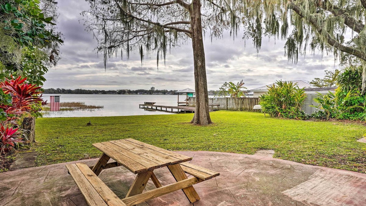 Winter Haven House | Waterfront Vacation Rental on Lake Mirror!