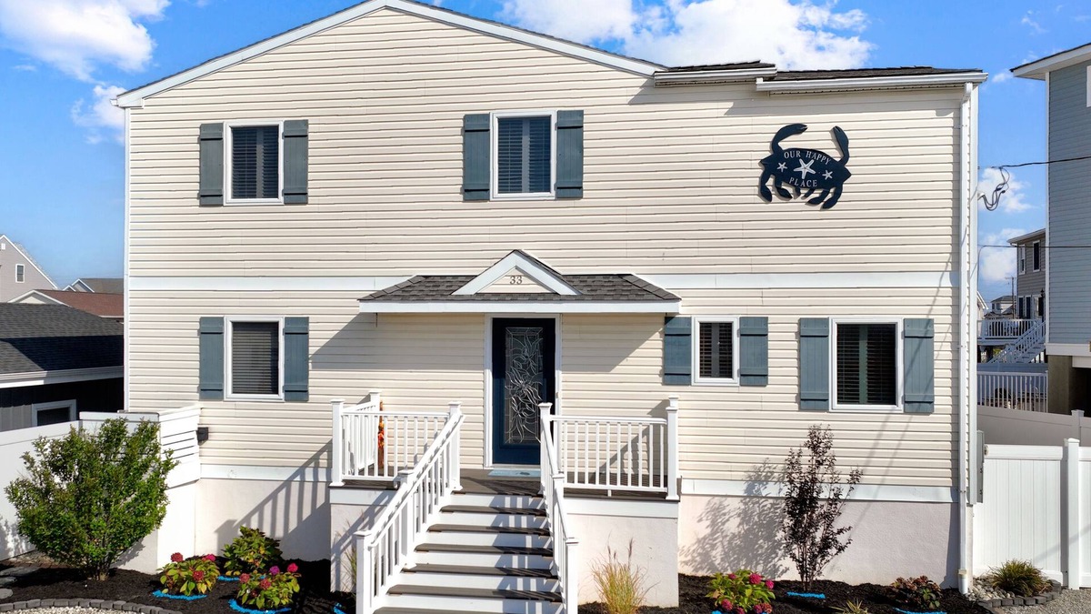 Beach Haven West House | Waterfront w/dock & hot tub, bring your boat/jet ski-5 minutes from beach-LBI!