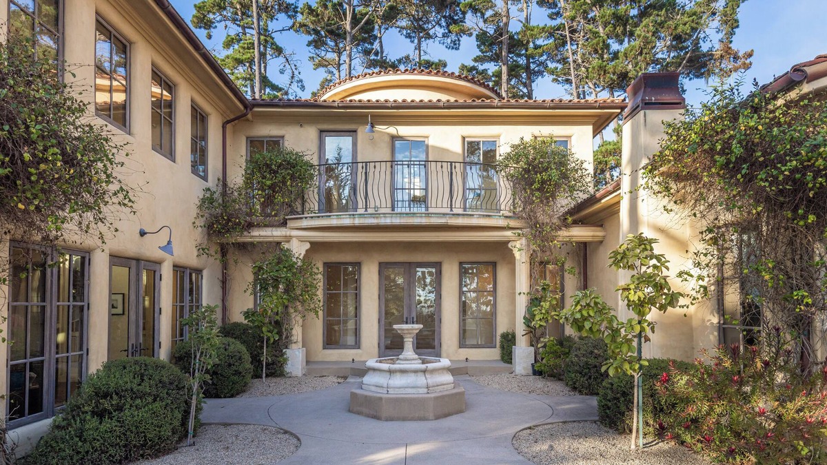 Pebble Beach House | Wave House, New, Mediterranean 5-bedroom, 5 bath stunning home by the Lodge