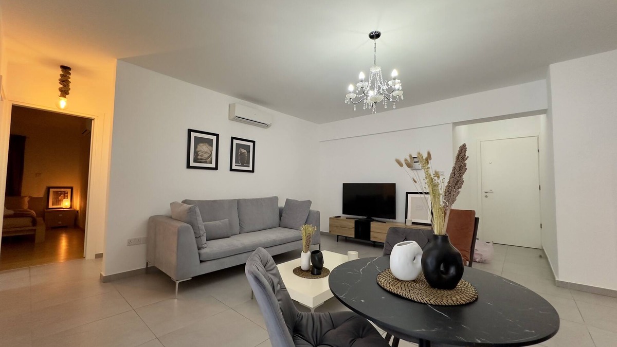 Aglantzia Apartment | Welcome to Our Luxurious 1-Bedroom Private Residence with a Special Patio