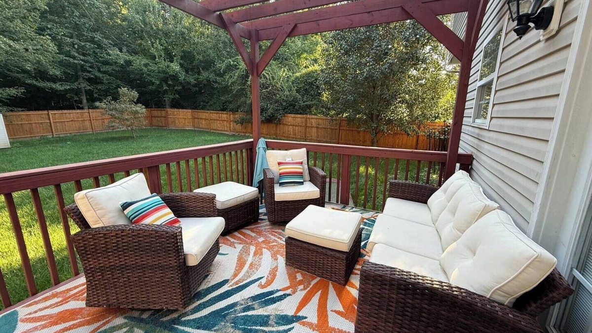 Greensboro House | Welcome to The Clovelly, a spacious 2-story vacation home that blends charm with modern comfort. Perfect for families, friends, or groups, this cozy retreat features inviting living spaces, a fully equipped modern kitchen & comfortable bedrooms.
