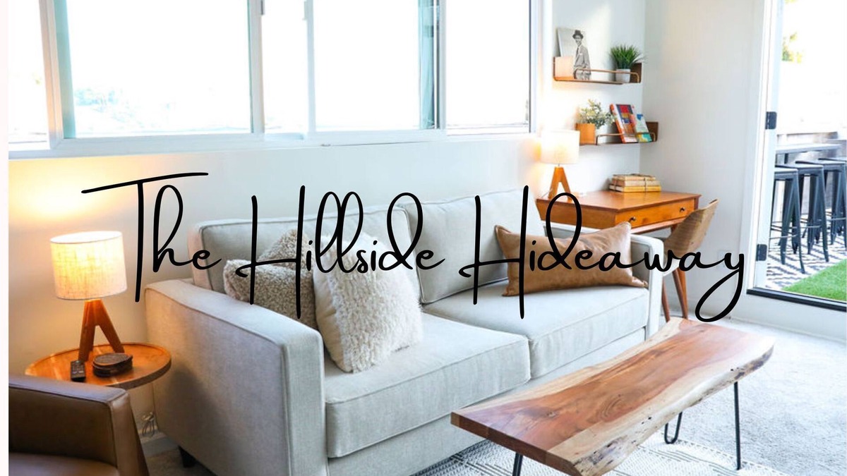 Mission Hills Apartment | Welcome to The Hillside Hideaway! This unique rental offers two separate units, perfect for two families or couples vacationing together who want their own private space. Step inside to discover a one-of-a-kind blend of mid-century retro-chic.