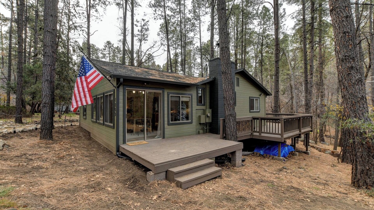 Groom Creek Cabin | Welcome to your serene forest getaway!