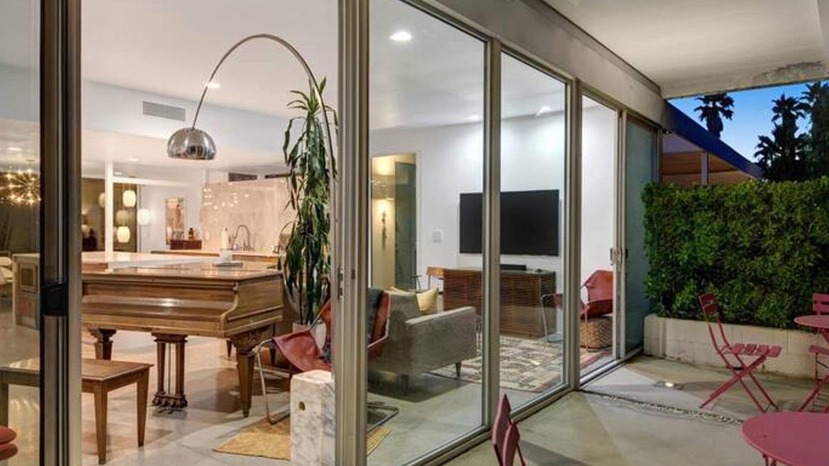 Racquet Club Estates House | Wexler Steel House 4 - Pool Spa and Grand Piano