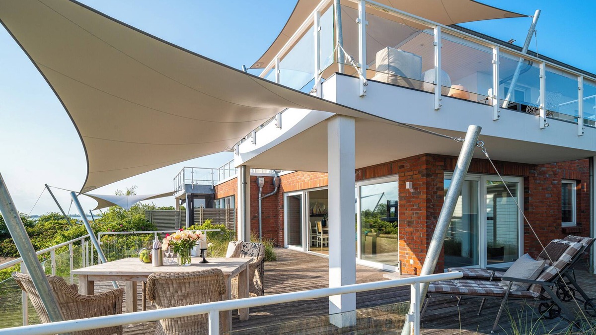 Olpenitz Apartment | Wheelchair-accessible Baltic Sea apartment "Hafenkino" with large terrace by the water