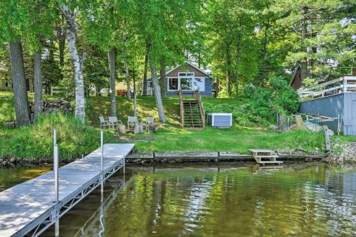 Weyauwega House | White Lake Home with Patio, Fire Pit, Boat Dock!