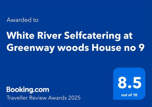 White River Resort | White River Selfcatering at Greenway woods House no 9